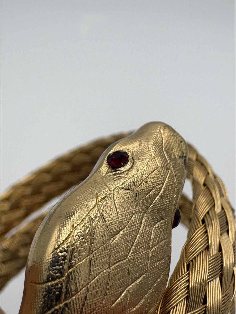 Napier Gold Plate Snake Bracelet - Picture 2 of 5